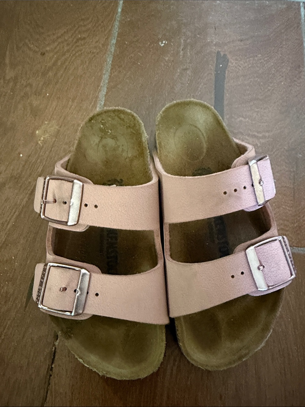Birkenstock Kids Pink Double-Strap Slide Sandals